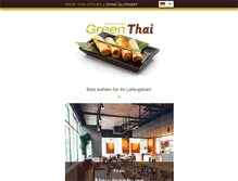 Tablet Screenshot of greenthai.de